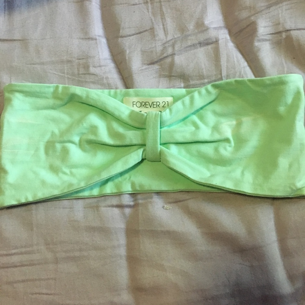 Mint green bandeau