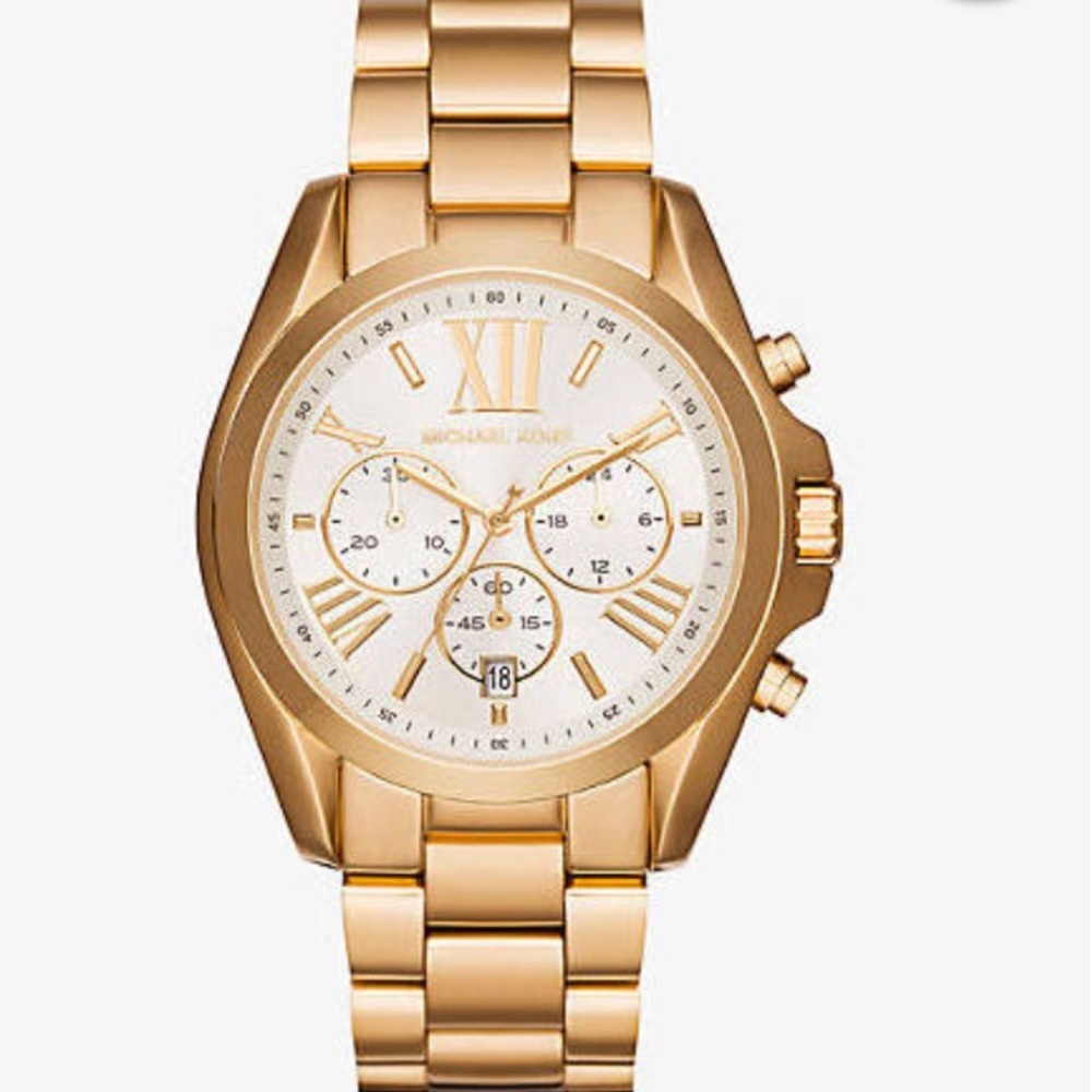 Michael Kors Oversize Bradshaw Watch, Gold