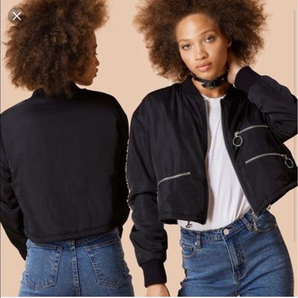 UNIF Ryder jacket cropped bomber