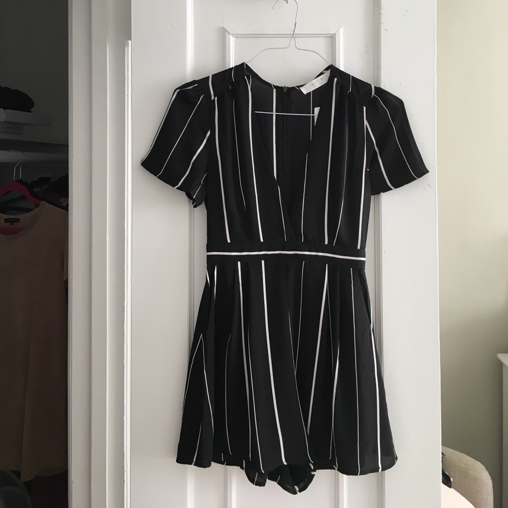 ASTR Striped Romper