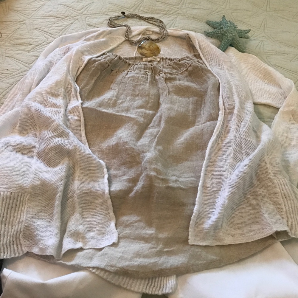 Eileen Fisher Linen Cami - L