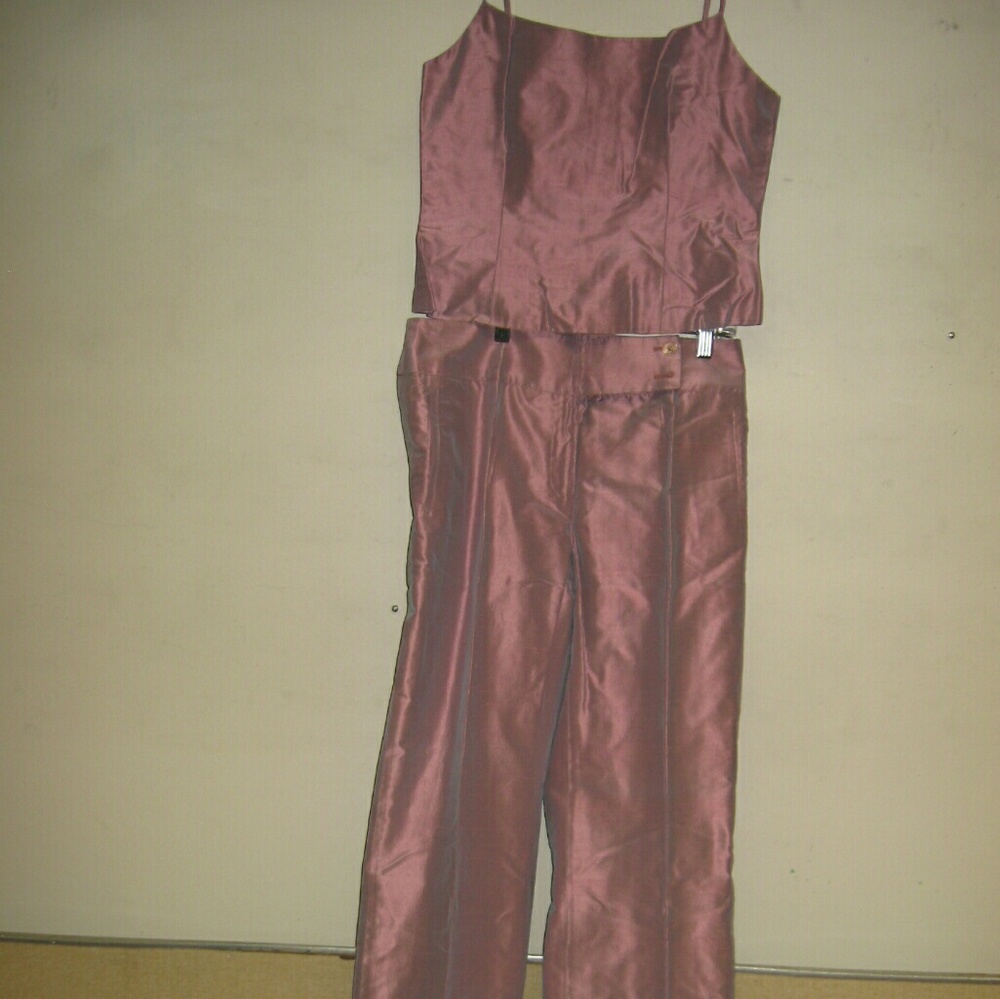 Carolina Herrera pantsuit burnt pink