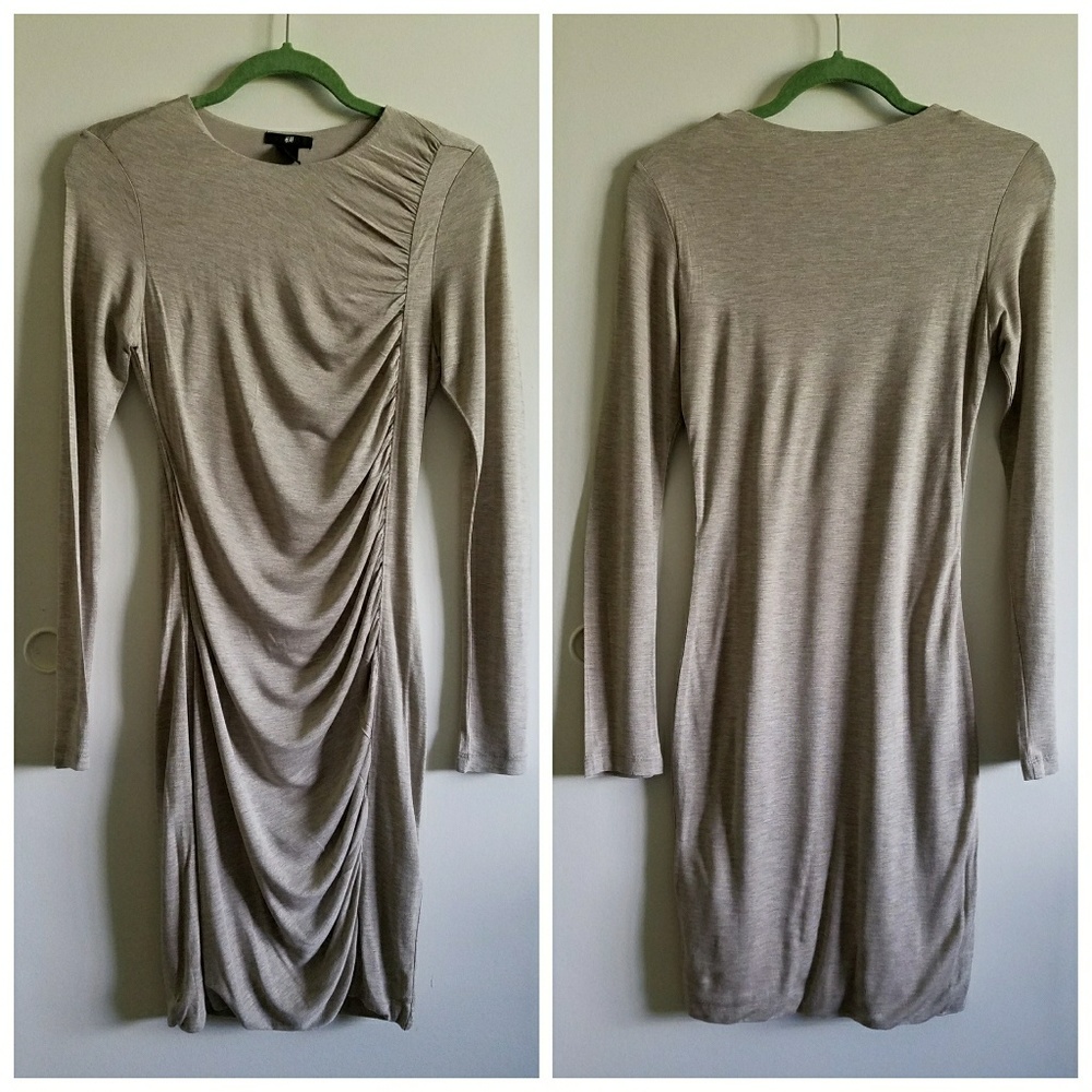 Bodycon draped dress