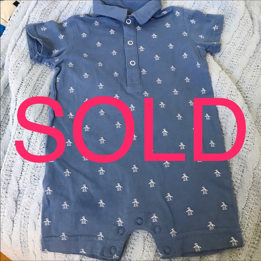 Penguin for kids romper