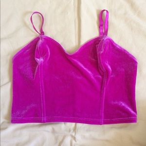 American Apparel Velvet Bustier