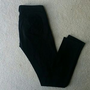 Black stretch jeggings
