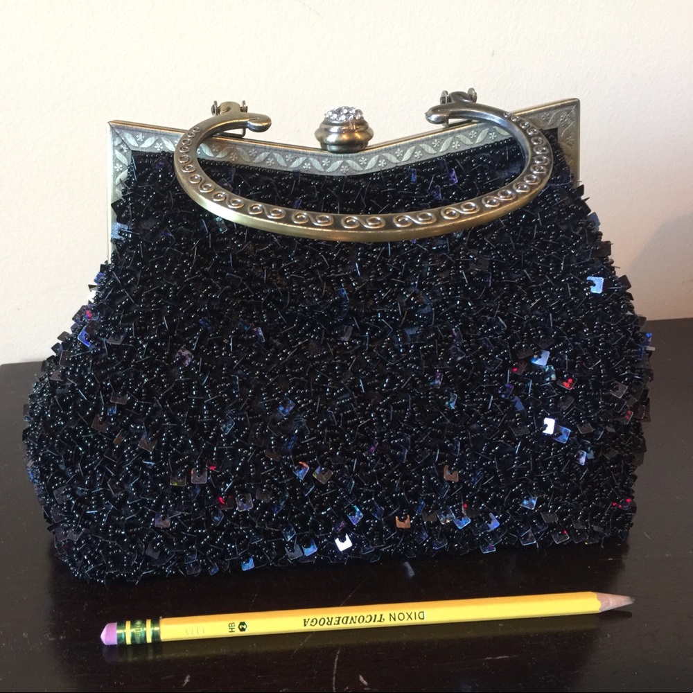Rhinestone evening little purse