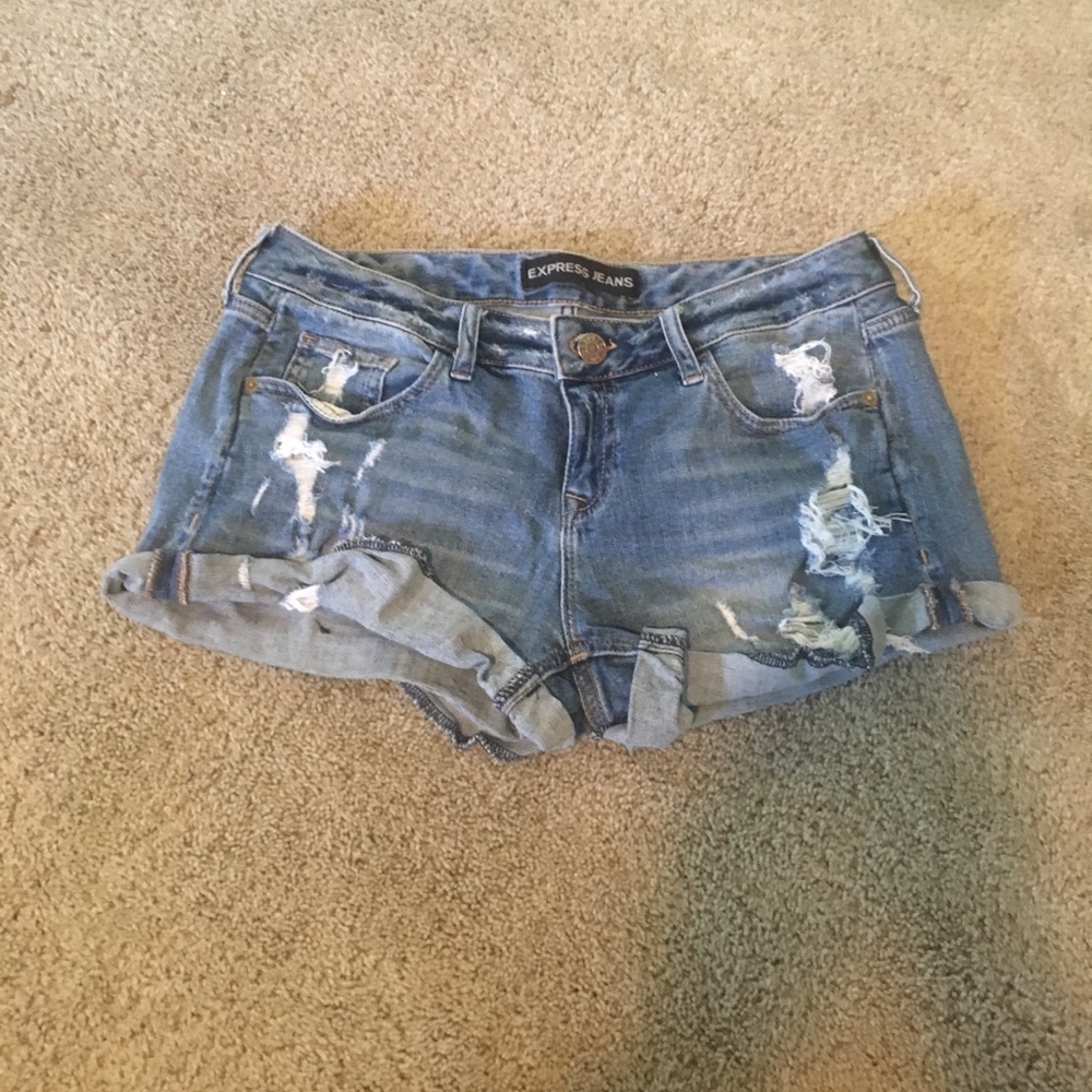 Express Denim Shorts