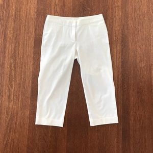 Eileen Fisher Capri.  Cuffs.  Zipper and pockets