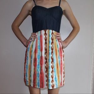 Patterned summer dress