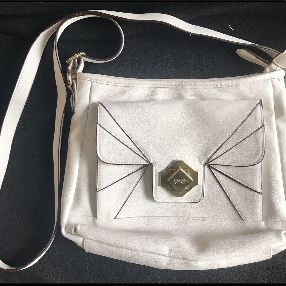 NWOT Jessica Simpson Cross Body Purse--White
