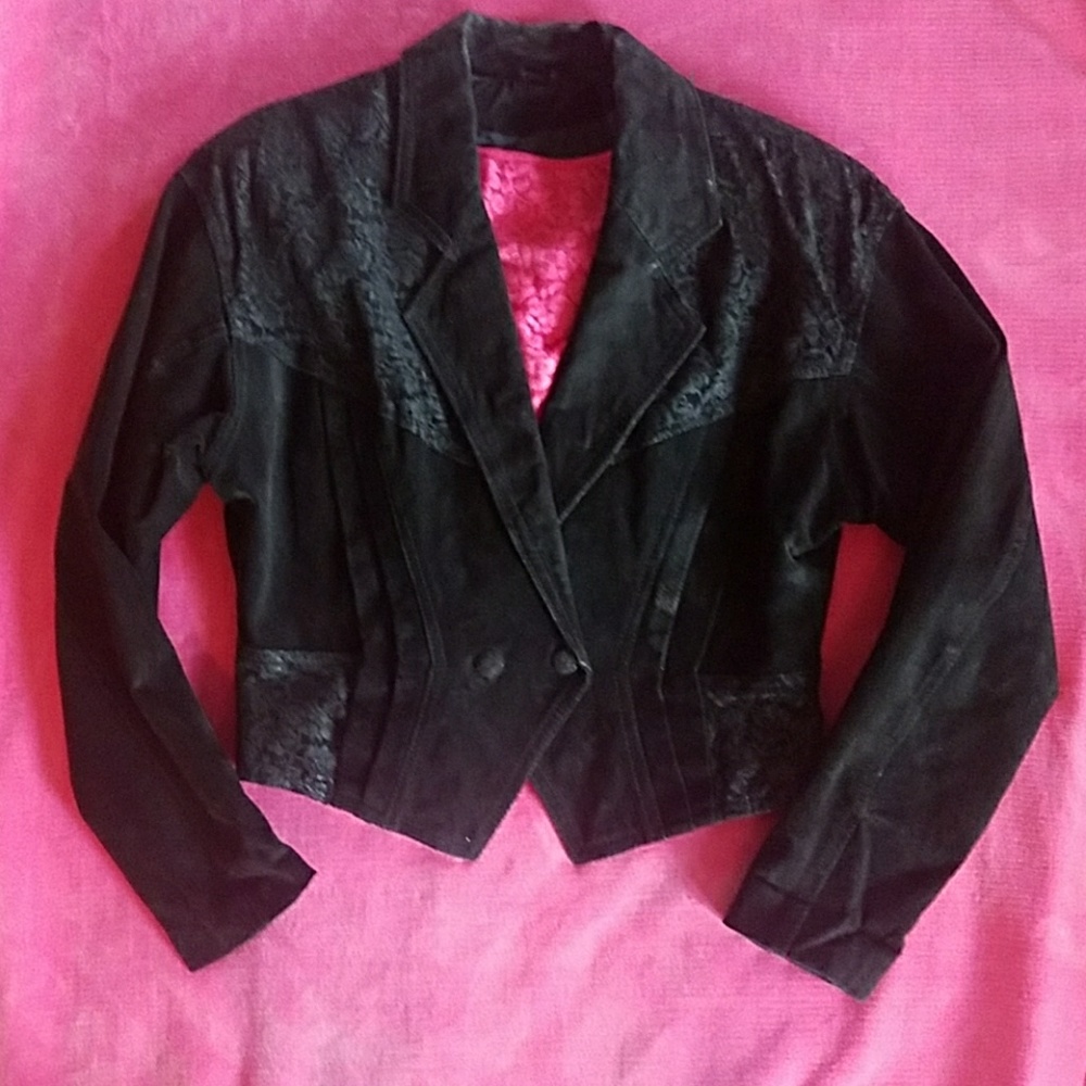 Leather jacket/suede