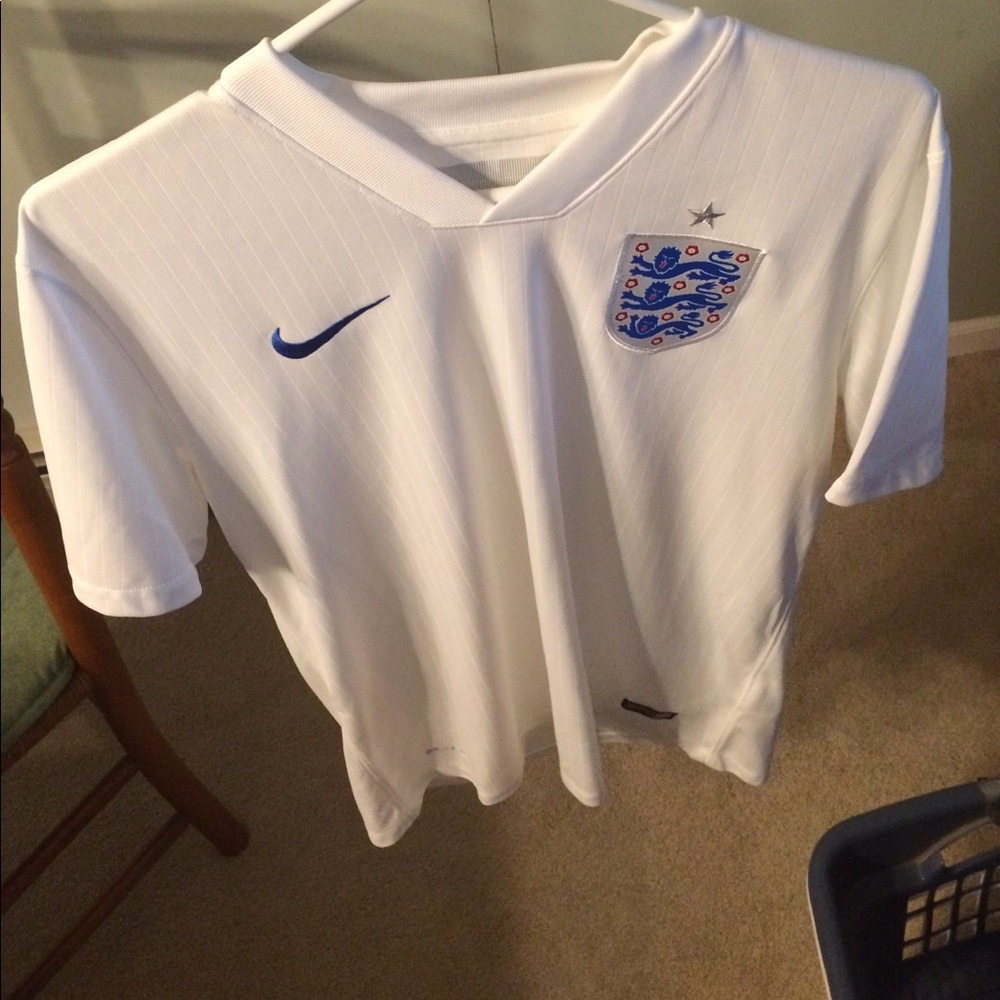 Men's authentic England away jersey
