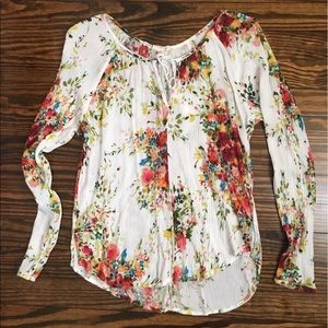 Lovestitch floral peasant top