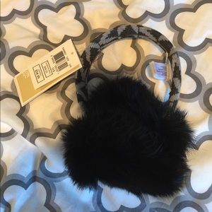 Michael Kors Rabbit Fur Earmuffs
