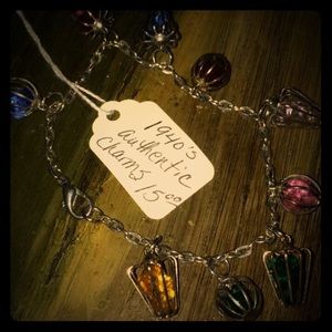 1940's Vintage charm bracelet