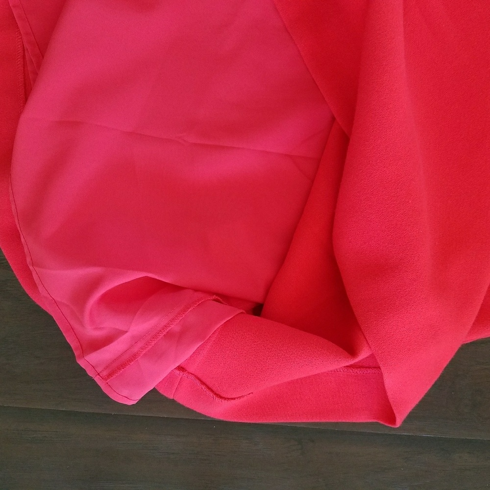 Vibrant Coral Elijah J Dress - Picture 4 of 6