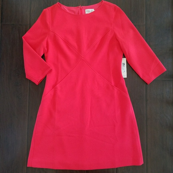 Vibrant Coral Elijah J Dress - Picture 2 of 6