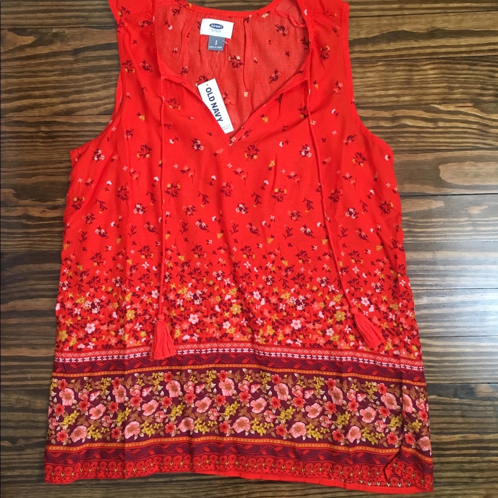NWT Old Navy floral tank