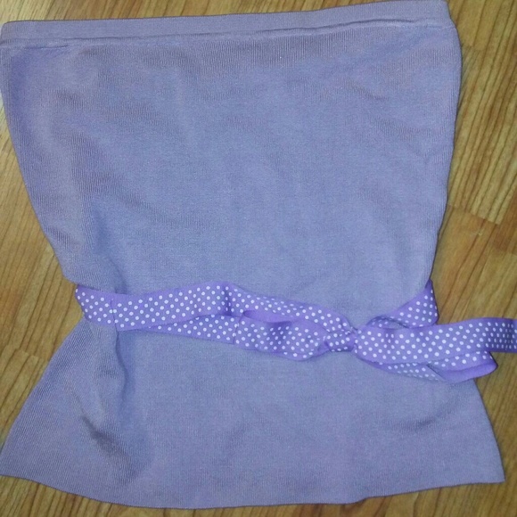 💎SALE💎INC tube top with ribbon tie - Picture 5 of 5