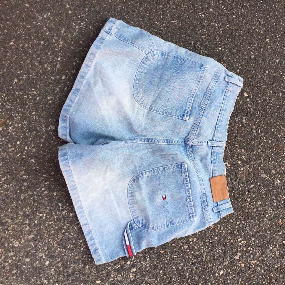 Vintage Tommy Hilfiger high waisted Jean shorts