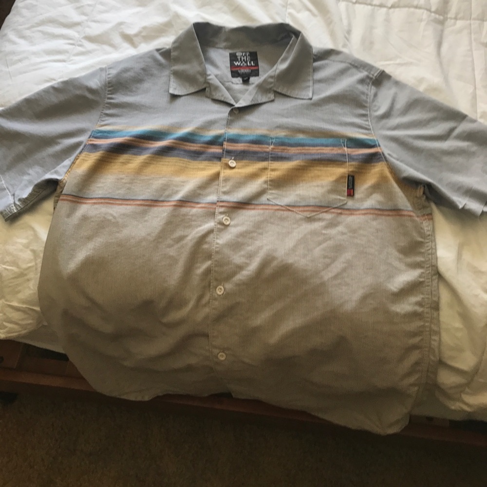 Vans short sleeve button up.