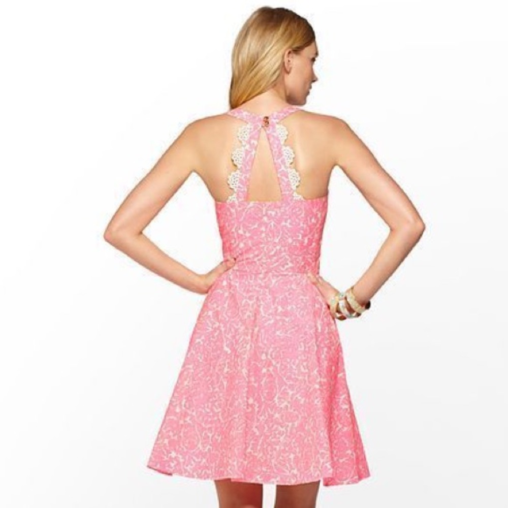 NWT Lilly Pulitzer Zo Dress in Neon Cosmo Pink