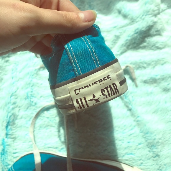 Blue Converse - Picture 2 of 3
