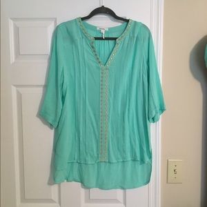Aqua tunic