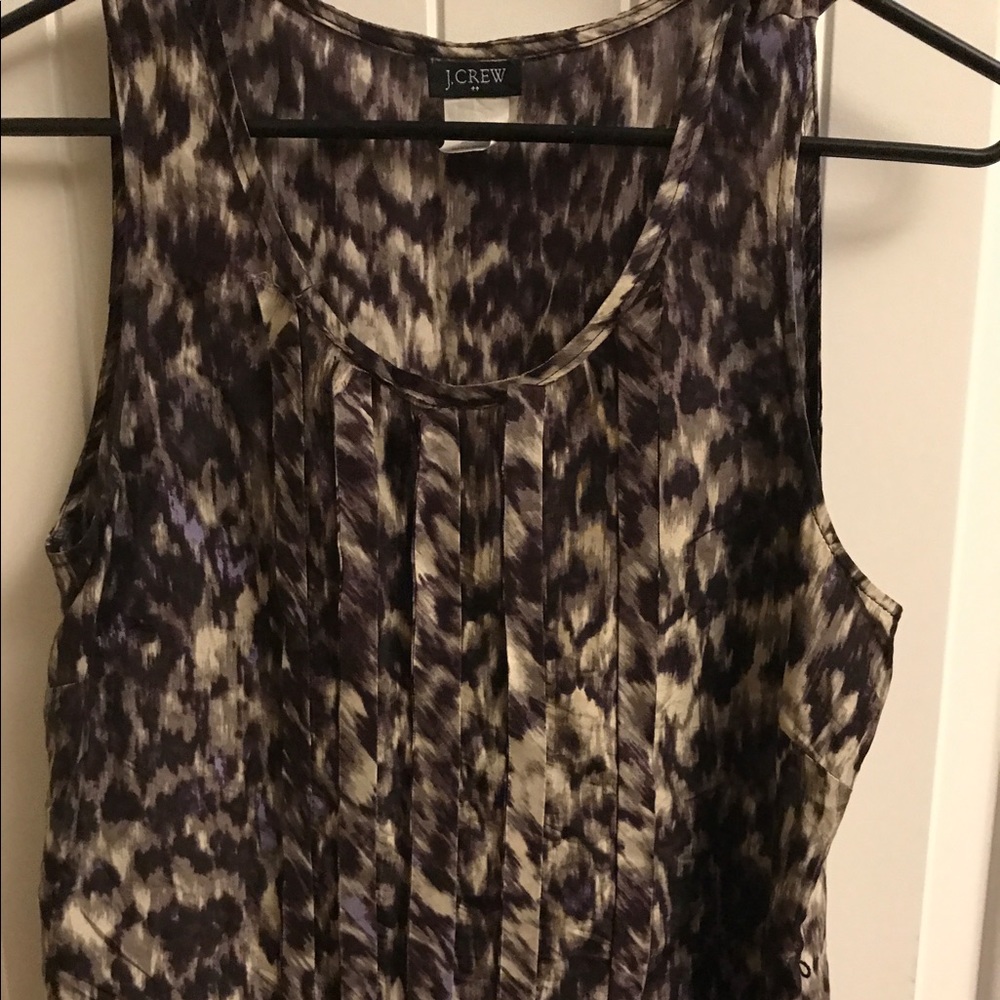 J-crew | 100% Silk sleeveless blouse | Size 4