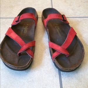 Orange/Red Papillio Birkenstock Sandals