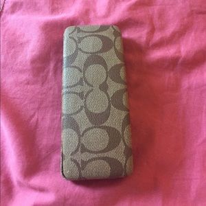 Coach glasses case