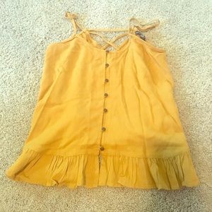 American Eagle Yellow Tank Top