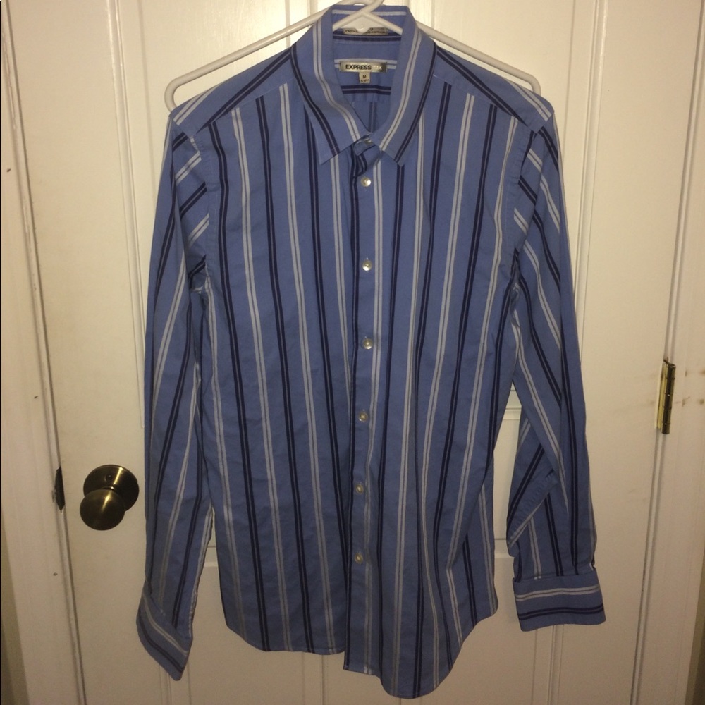 Express button down shirt men's size medium