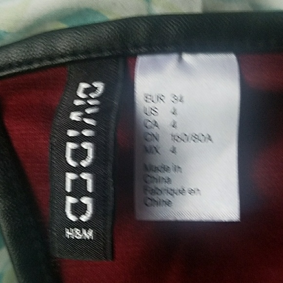 Checkered red & black fall dress, barely worn - Picture 3 of 4