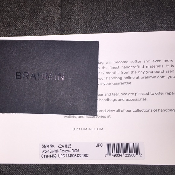 Beautiful Multi Textured Brahmin handbag 👜 - Picture 3 of 3