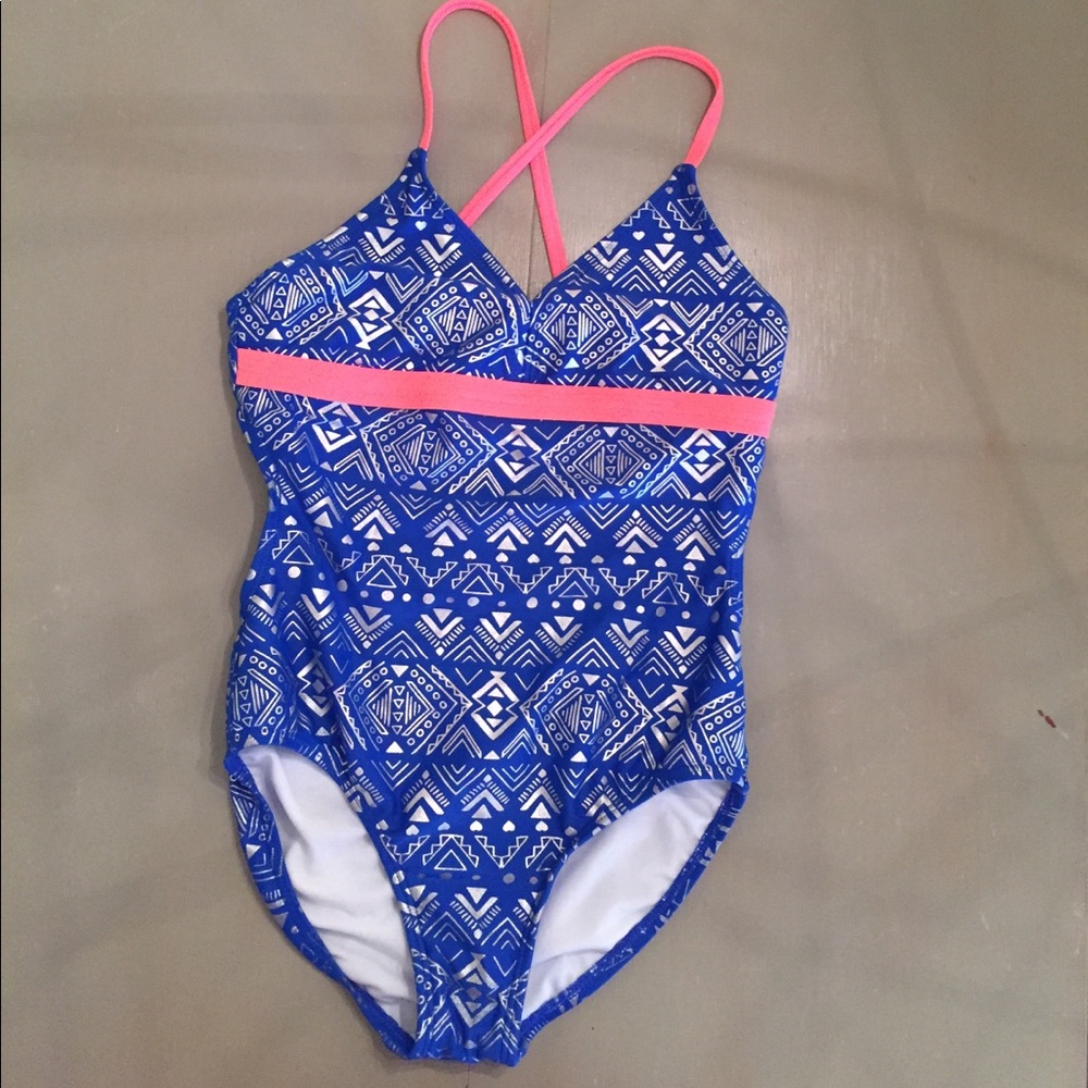 Royal blue one piece