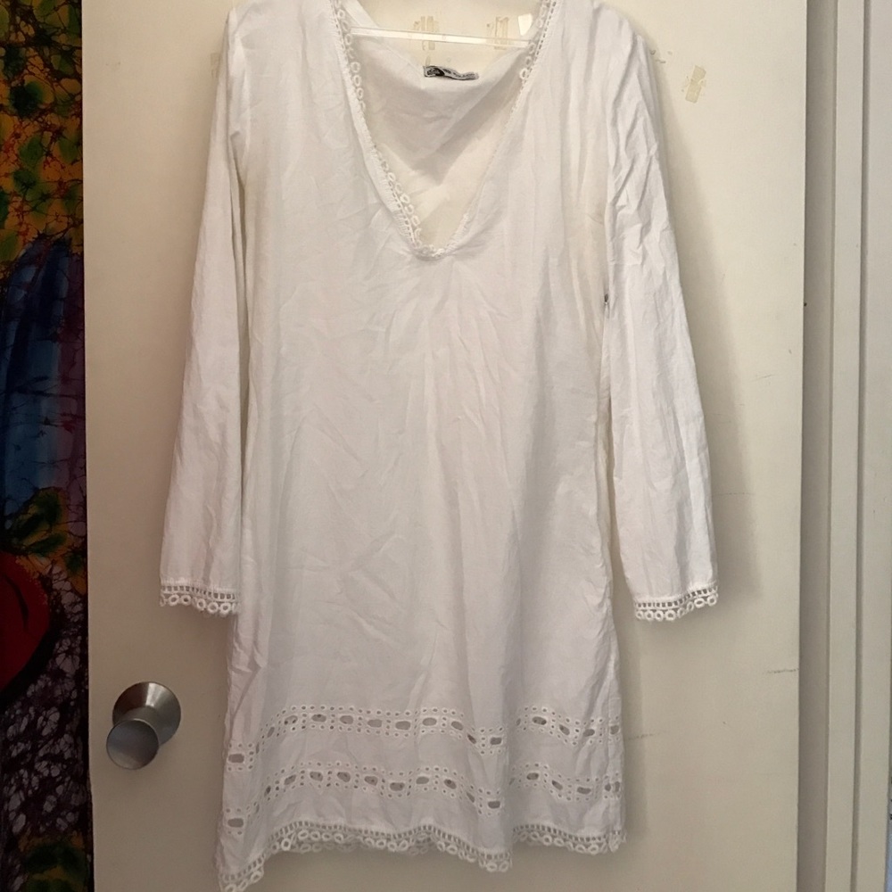 White spring dress