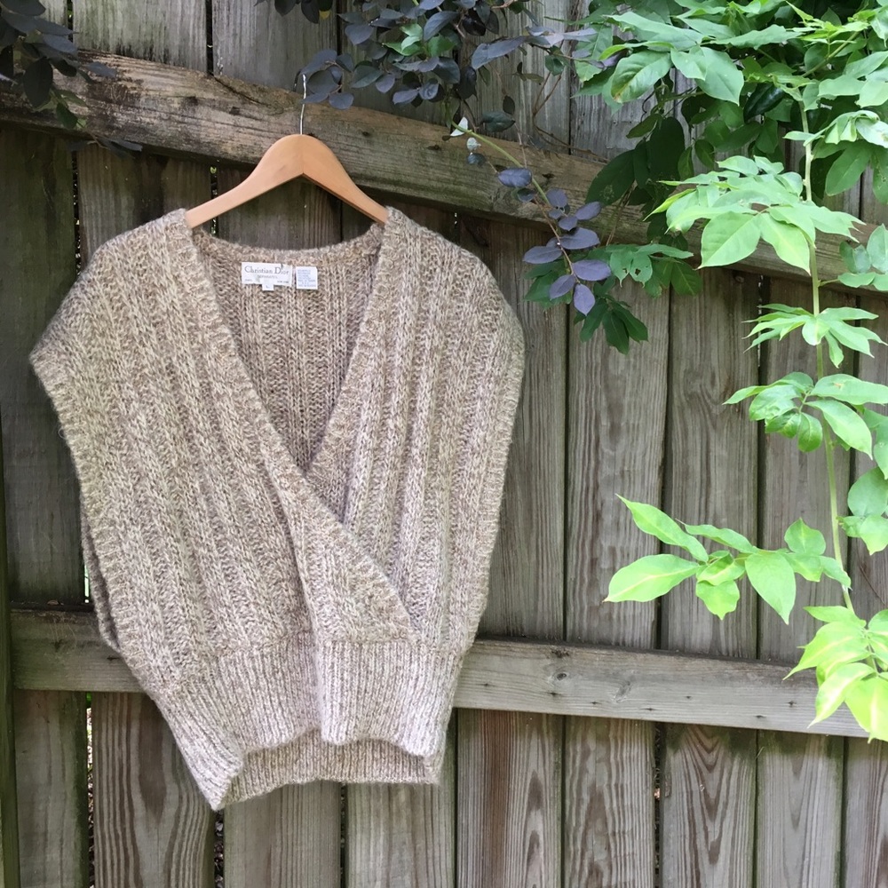 Vintage Christian Dior Sweater Vest