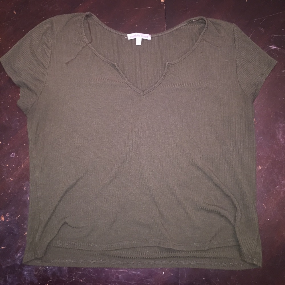 Forest Green Crop Top