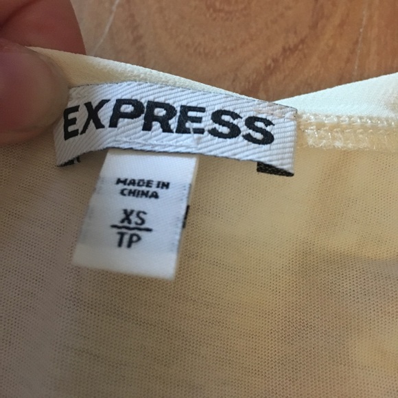 XX DONATED XX Lace and sequin striped Express tank - Picture 2 of 6