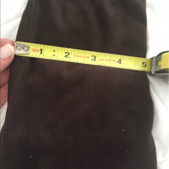 Gorgeous Suede chocolate brown stretch heel boots - Picture 4 of 6