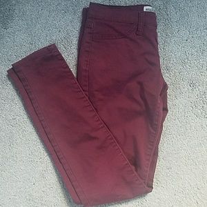 Maroon jeggings
