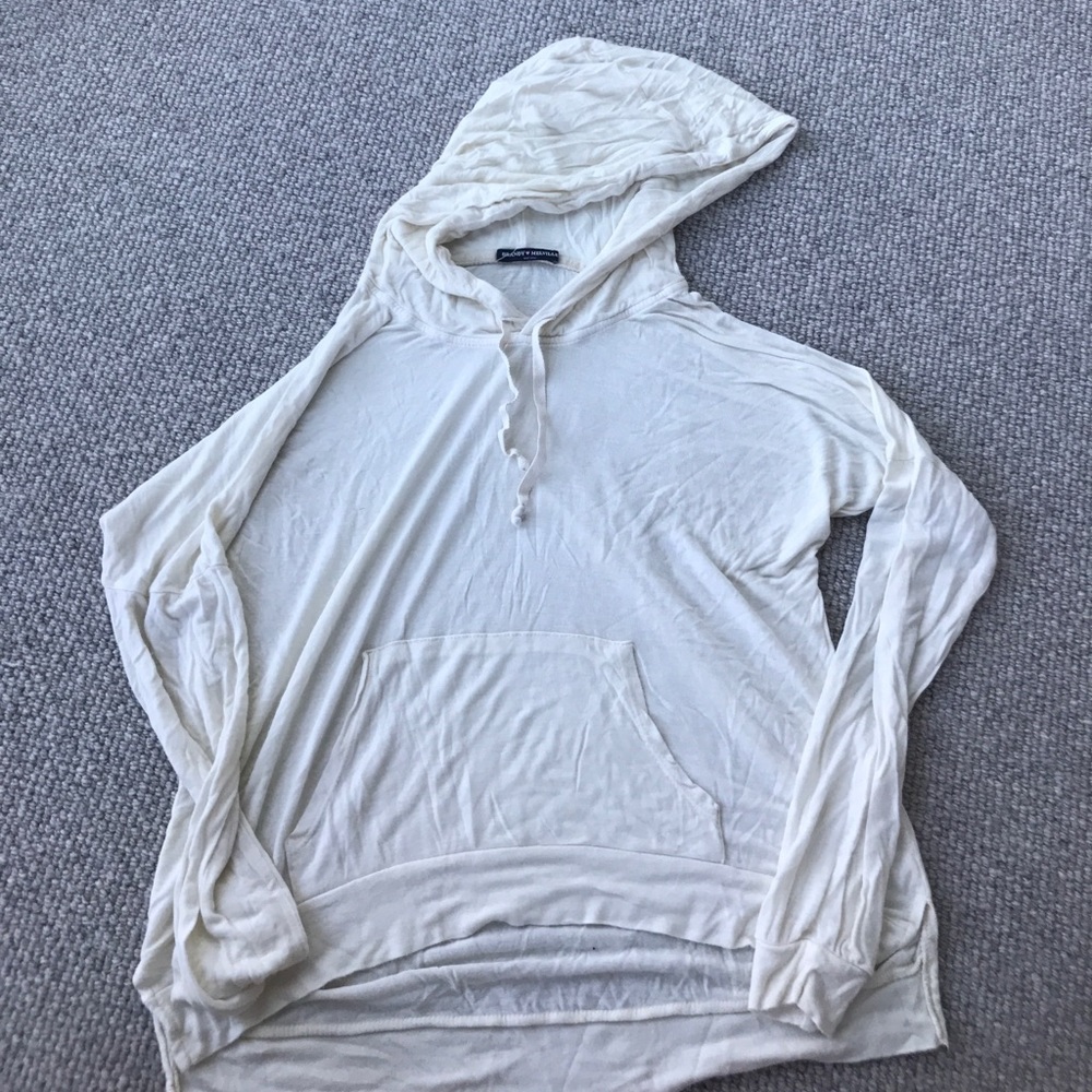 Brandy Melville off white hoodie