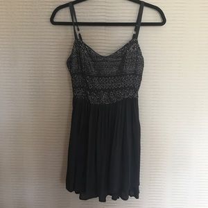 Hollister black sequin dress