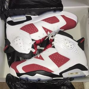 Air Jordan 6 Carmines Size 10 Deadstock Never Worn
