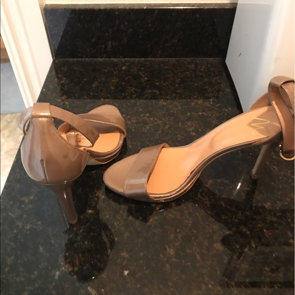 Nude high heels