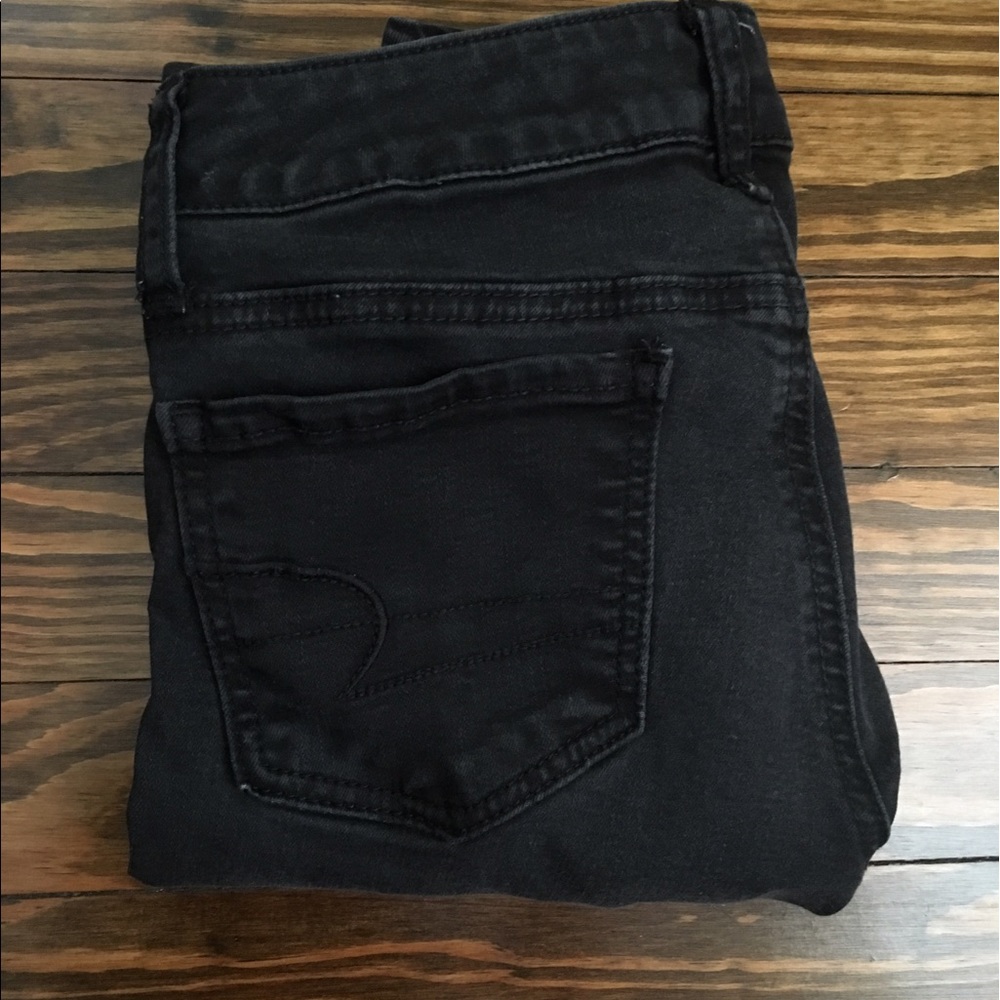 Super stretch black jeggings