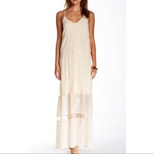 ASTR lace inset Maxi Dress