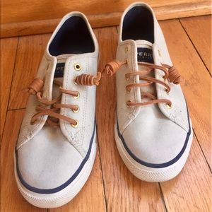 Sperry Women's Seacoast Canvas Sneaker Size 7.5